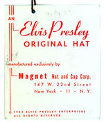 "ELVIS PRESLEY HAT"  W/TAG