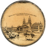 “WORLDS COLUMBIAN EXPOSITION 1893” PAIR OF RARE POCKET MIRRORS.