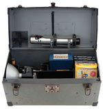 GRAFLEX PACEMAKER SPEED GRAPHIC PRESS CAMERA WITH NEGATIVE CASES & CARRYING CASE.
