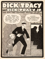 “DICK TRACY AND DICK TRACY, JR.” CUPPLES & LEON 1ST AND 2ND DAILY STRIP REPRINT BOOKS.