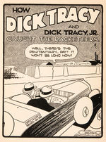 “DICK TRACY AND DICK TRACY, JR.” CUPPLES & LEON 1ST AND 2ND DAILY STRIP REPRINT BOOKS.