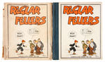 “REG’LAR FELLERS/HAROLD TEEN” CUPPLES & LEON BOOK PAIR.