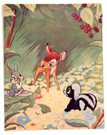 "BAMBI" SIX PIECE SHEET MUSIC/THREE PIECE SONG FOLIO LOT.