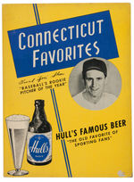 NEW YORK YANKEES PITCHER FRANK "SPEC" SHEA HULL'S BEER STANDEE.