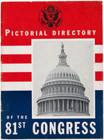 JFK 1949-'53-'55 CONGRESS DIRECTORIES WITH FUTURE PRESIDENTS AND NOTABLES.