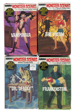 AURORA "MONSTER SCENES" BOXED MODEL KIT LOT.