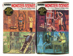 AURORA "MONSTER SCENES" BOXED MODEL KIT LOT.