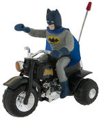 BATMAN BOXED ITALIAN THREE-WHEELER BATTERY-OPERATED TOY.