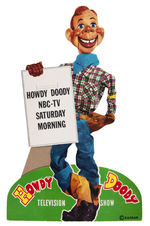 "HOWDY DOODY TELEVISION SHOW" STANDEE DISPLAY WITH SMILE BALLOT PAD.
