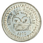 FAMOUS SMOKING THEME TOKEN FROM 1860 BY LEVICK.