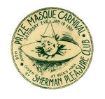 CLOWN PROMOTES 1901 "PRIZE MASQUE CARNIVAL."