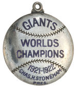 GIANTS STERLING SILVER 1923 SEASON PASS.