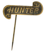 "HUNTER" RARE EARLY STICKPIN PROMOTING HUNTER ARMS CO.