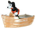 MICKEY MOUSE IN BOAT CHINA PLANTER.
