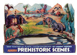 AURORA PREHISTORIC SCENES DEALER DISPLAY DIORAMA FEATURING "THE GIANT WOOLLY MAMMOTH".