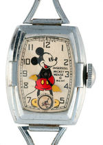 "MICKEY MOUSE INGERSOLL" DELUXE WRISTWATCH GIRLS MODEL WITH CHARMS (VARIETY).