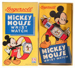 "INGERSOLL/US TIME MICKEY MOUSE WRIST WATCH" BOXED 1947 MODEL.