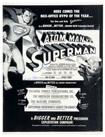 "SUPERMAN" AND “ATOM MAN VS. SUPERMAN” LIMITED EDITION PRESSBOOKS SIGNED BY KIRK ALYN.