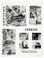 "SUPERMAN" AND “ATOM MAN VS. SUPERMAN” LIMITED EDITION PRESSBOOKS SIGNED BY KIRK ALYN.