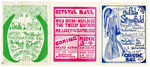 CRYSTAL BALLROOM CONCERT HANDBILL LOT.