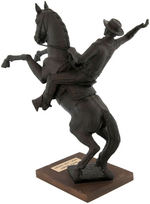 LONE RANGER BRACE BEEMER PROMOTIONAL LIMITED EDITION SCULPTURE.