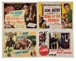 GENE AUTRY LOBBY CARD LOT.