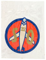 CAPTAIN MIDNIGHT "SQ" PATCH SEALED AS ISSUED BY OVALTINE.