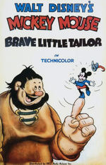 MICKEY MOUSE "THE BRAVE LITTLE TAILOR" ORIGINAL ART PAIR.