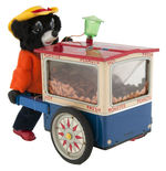 "THE JOLLY BEAR PEANUT VENDOR" BOXED BATTERY-OPERATED TOY.