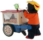 "THE JOLLY BEAR PEANUT VENDOR" BOXED BATTERY-OPERATED TOY.