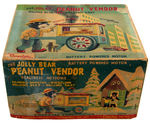 "THE JOLLY BEAR PEANUT VENDOR" BOXED BATTERY-OPERATED TOY.