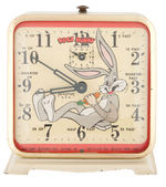 "BUGS BUNNY" ANIMATED ALARM CLOCK.