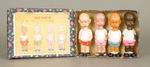 "HENRY" BOXED BISQUE FIGURES.