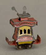 "TOONERVILLE TROLLEY" CRACKER JACK SIZE TOY.