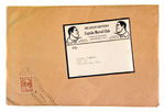 CAPTAIN MARVEL RARE MILITARY HAT WITH MAILING ENVELOPE.