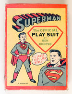 "SUPERMAN PLAY SUIT BY BEN COOPER' COMPLETE BOXED OUTFIT.