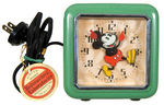 INGERSOLL MICKEY MOUSE 1933 ELECTRIC CLOCK IN CHOICE CONDITION WITH ORIGINAL TAG.