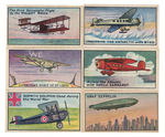 "AEROPLANE SERIES" WISCHMANN GUM CARD SET.