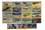 "AEROPLANE SERIES" WISCHMANN GUM CARD SET.