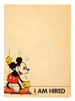 "MICKEY MOUSE RECIPE SCRAP BOOK" STORE OWNER PROMOTIONAL MAILER.