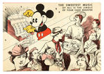 "MICKEY MOUSE RECIPE SCRAP BOOK" STORE OWNER PROMOTIONAL MAILER.