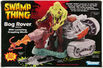 "SWAMP THING" FIGURE SET AND VEHICLE.