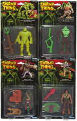 "SWAMP THING" FIGURE SET AND VEHICLE.