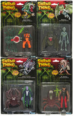 "SWAMP THING" FIGURE SET AND VEHICLE.