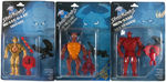 "SILVERHAWKS" NEAR SET OF 11 OF 12 CARDED FIGURES BY KENNER.