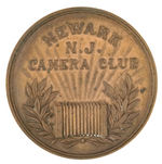 NEWARK N.J. CAMERA CLUB 1904 "LANTERN SLIDES" AWARD MEDAL.