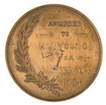 NEWARK N.J. CAMERA CLUB 1904 "LANTERN SLIDES" AWARD MEDAL.