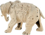 “LAND-ON/ROOSEVELT/1936” CAST IRON ELEPHANT.