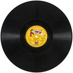 "MICKEY MOUSE AND SILLY SYMPHONIES" EXCEPTIONAL ENGLISH RECORD SET.