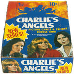 "CHARLIE'S ANGELS" TOPPS 2ND & 3RD SERIES GUM CARD DISPLAY BOXES.